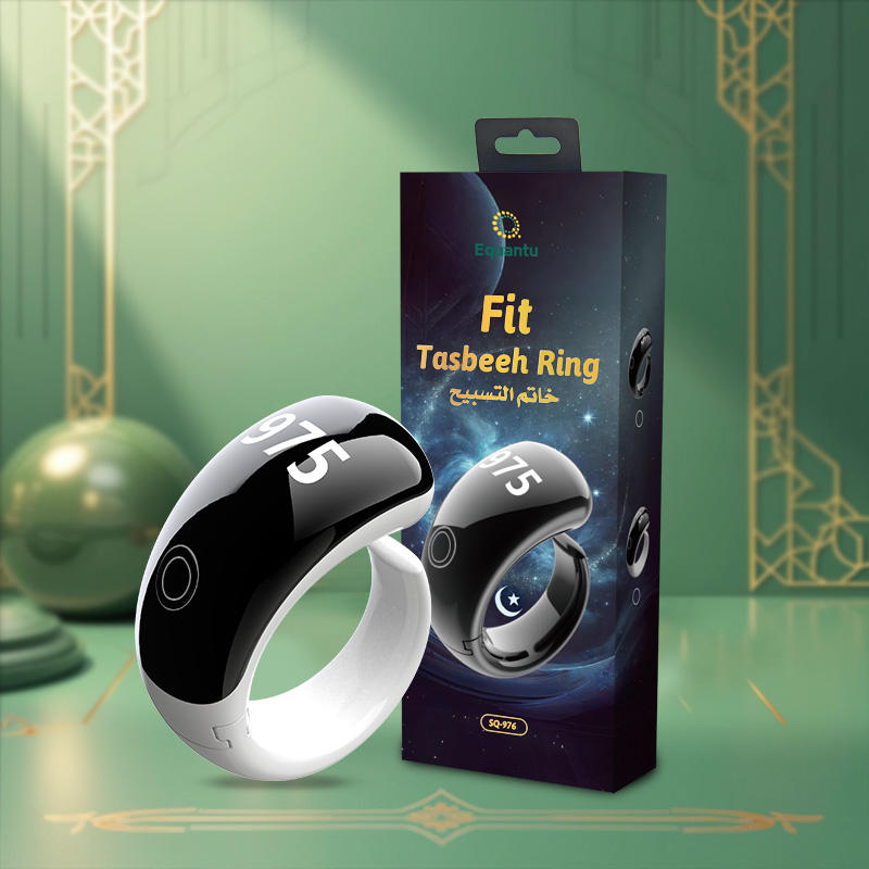 Smart Zikr Ring: Electronic Tasbeeh Counter with 5 Daily Prayer Reminders