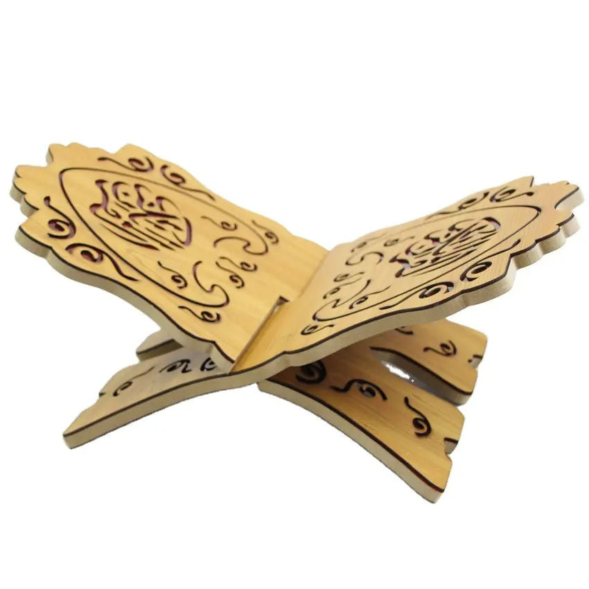 Art Deco Quran Stand - Elegant Handcrafted Reading Rack for Koran, Unique Islamic Gift