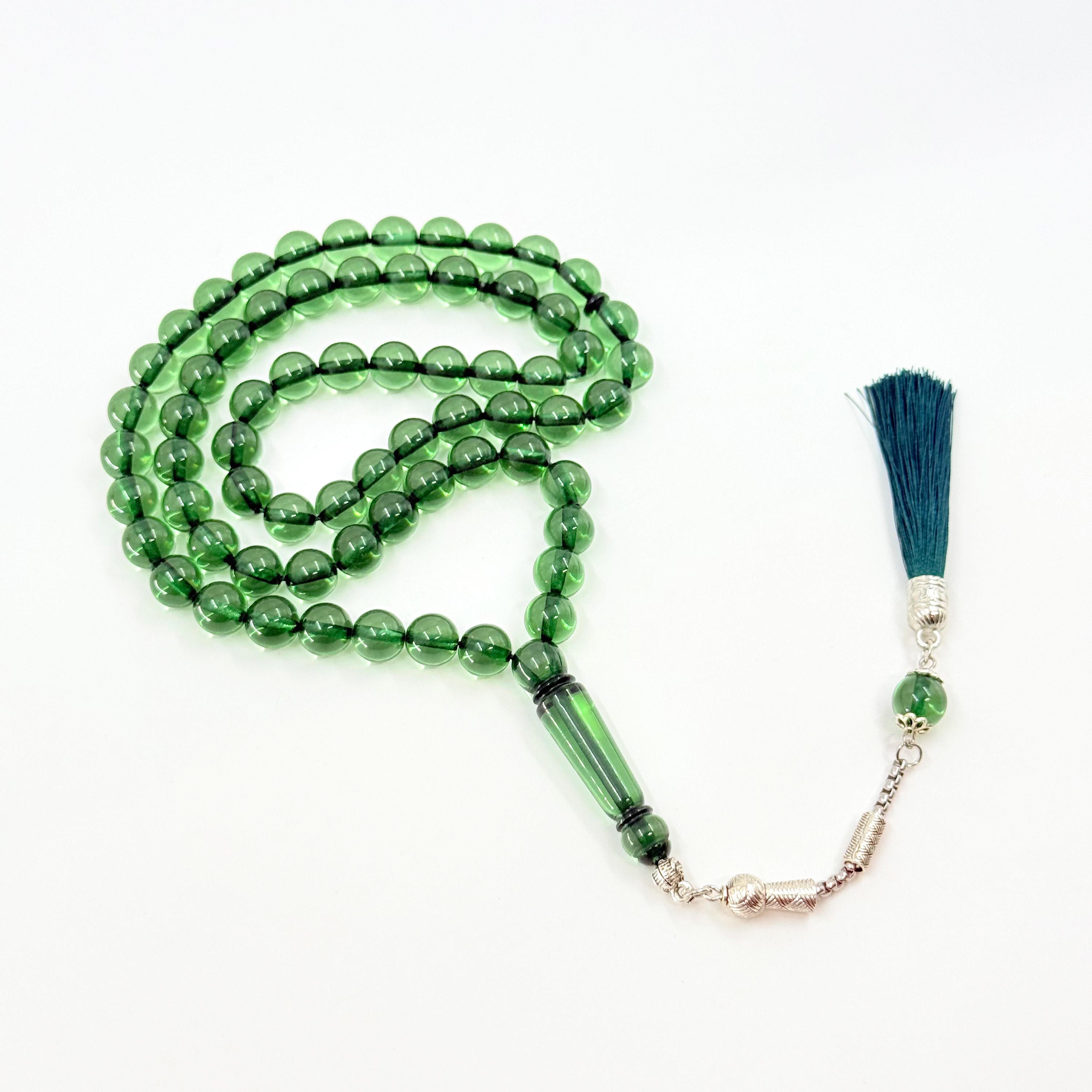 10mm Resin Tasbih – 66 Beads Lightweight Islamic Prayer Rosary | Modern Dhikr Misbaha