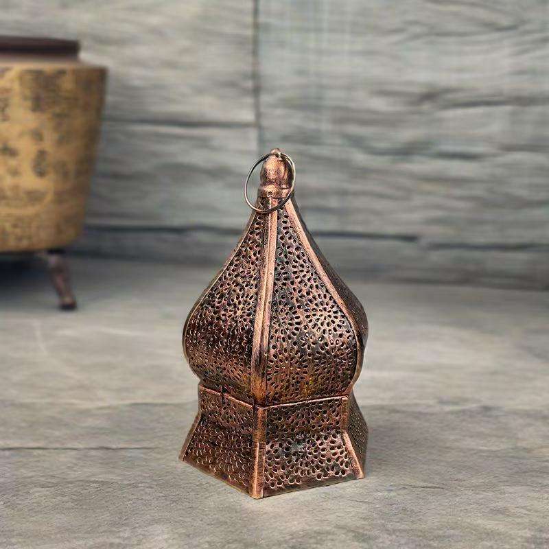 Arabesque Desktop Incense Burner - Minimalist Iron Craft for Home & Islamic Decor