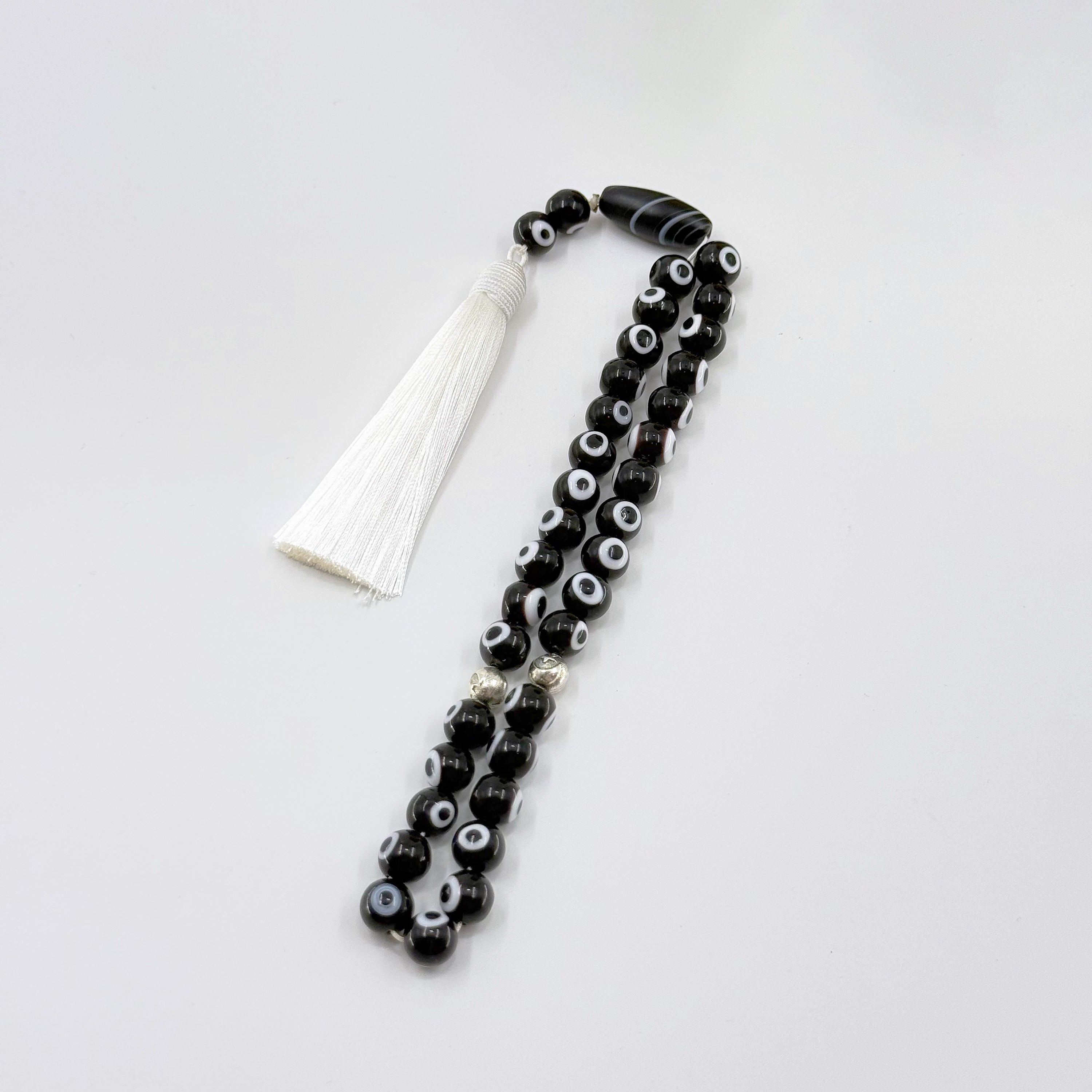 Elegant 33 Beads Crystal Tasbih Bracelet – 10mm Rose Design Islamic Prayer Beads for Wholesale