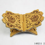 Art Deco Quran Stand - Elegant Handcrafted Reading Rack for Koran, Unique Islamic Gift - Minaret Bazaar