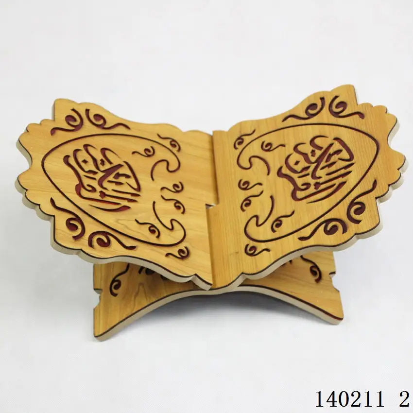 Art Deco Quran Stand - Elegant Handcrafted Reading Rack for Koran, Unique Islamic Gift