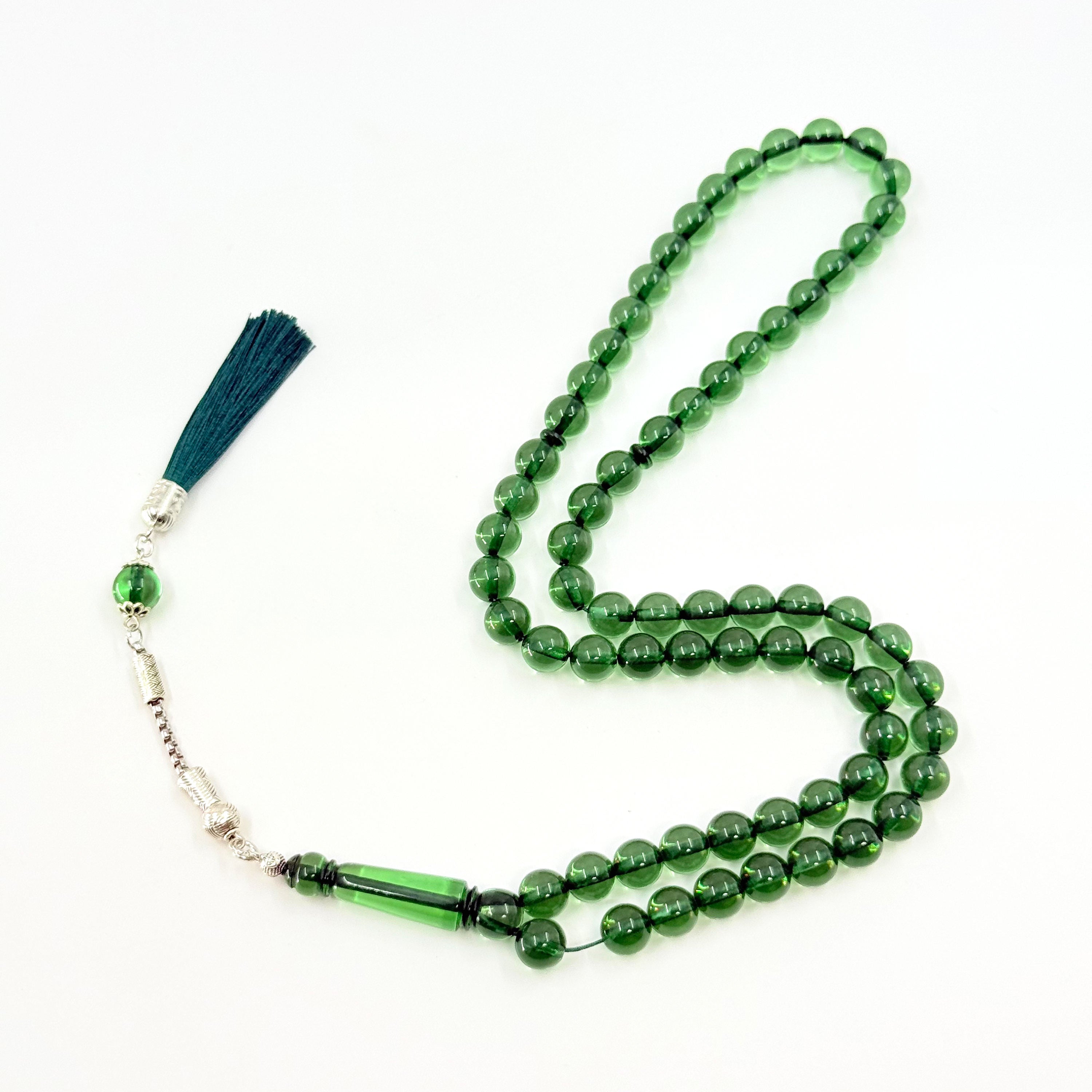 10mm Resin Tasbih – 66 Beads Lightweight Islamic Prayer Rosary | Modern Dhikr Misbaha