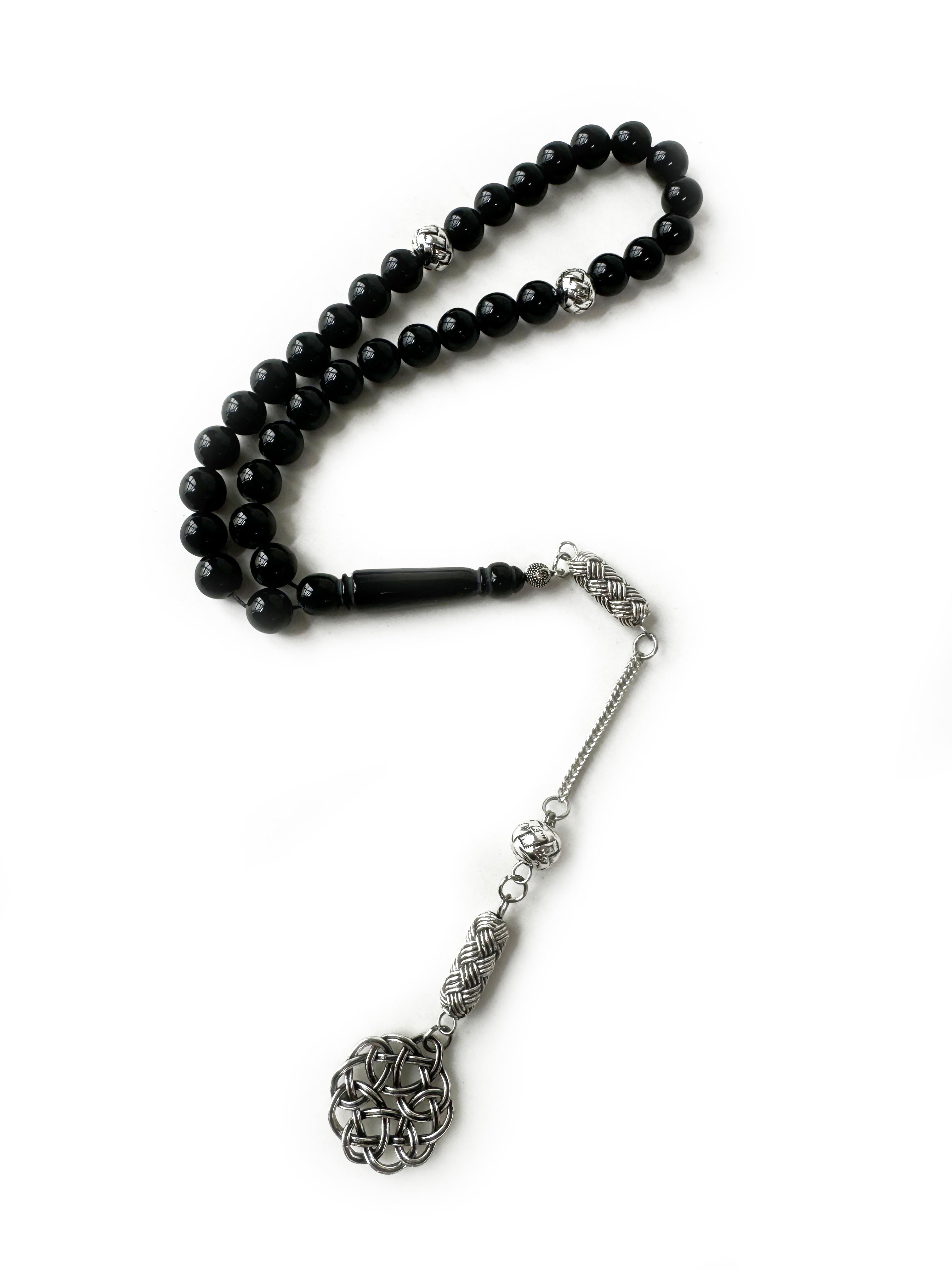 Classic 33 Beads Islamic Tasbih Misbaha – 10mm Amber Resin Prayer Beads for Wholesale