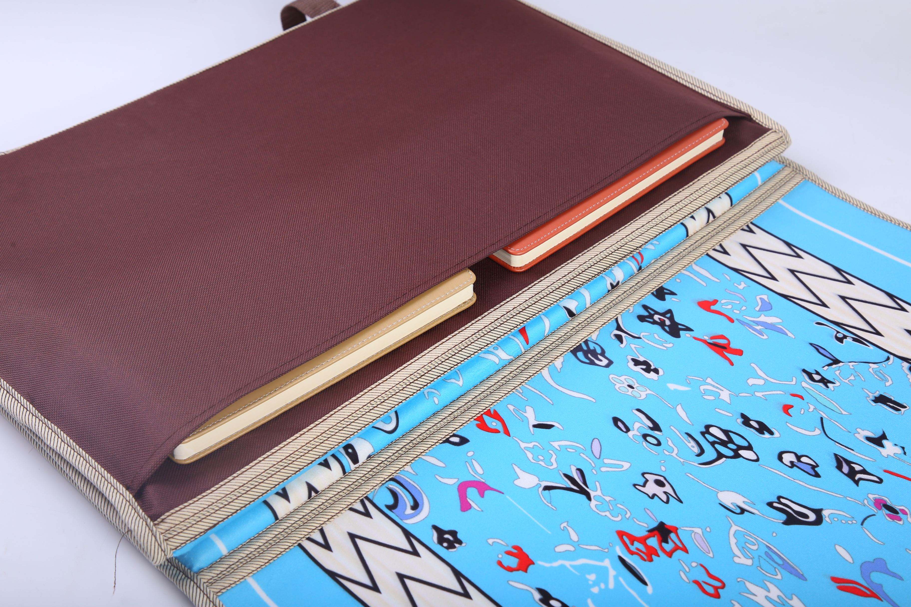 3D Printed Prayer Mat with Backrest Support, Foldable Travel Islamic Rug, Vibrant Design & Lightweight