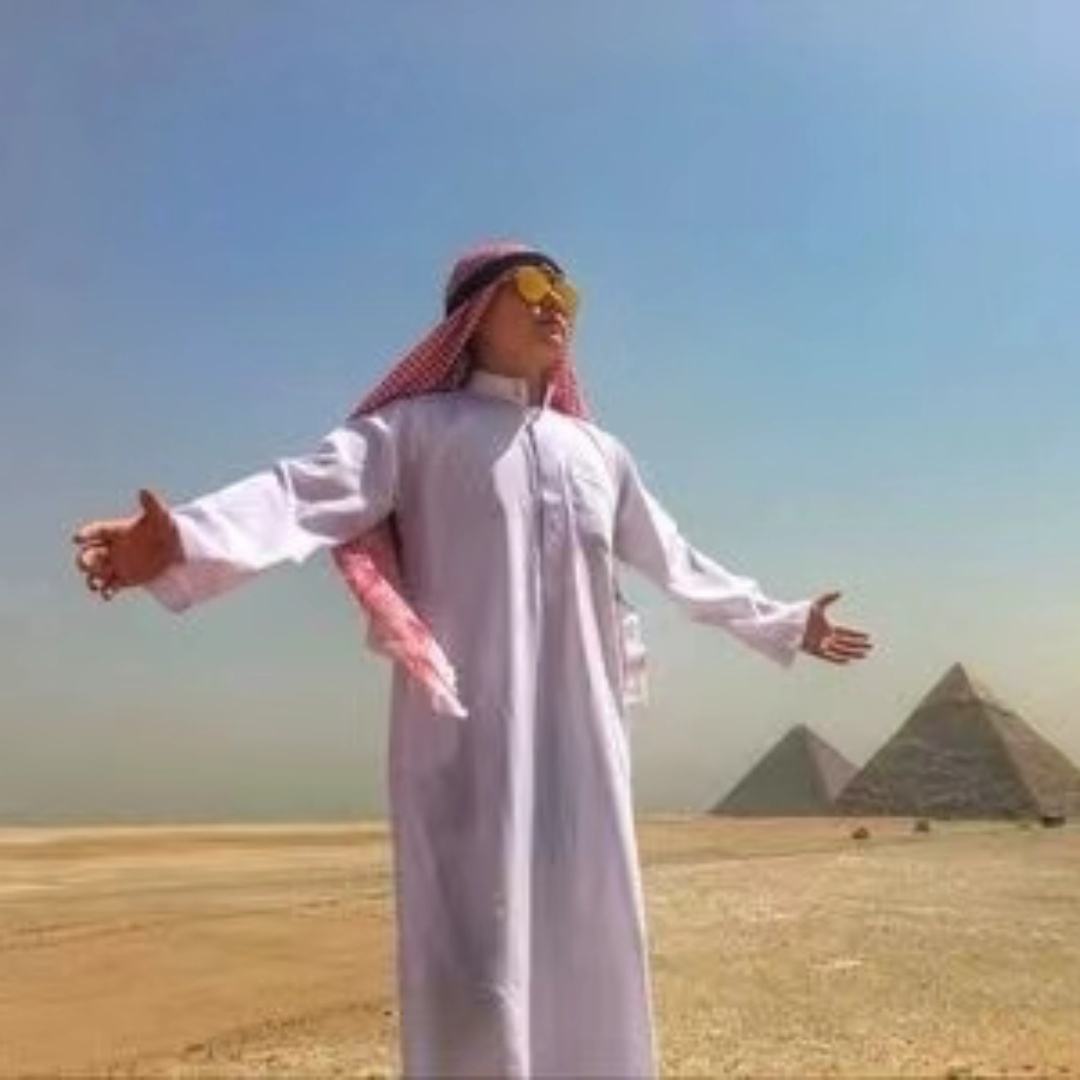 Saudi Style Keffiyeh for Men, Lightweight Polyester Head Scarf & Turban for Islamic Prayer