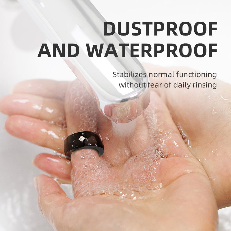 Smart Zikr Ring Stainless Steel Tasbeeh Counter with Azan Prayer Reminders