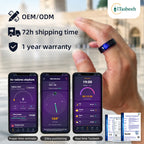 iTasbeeh Salam Ring – Smart Dhikr Ring with Portable Charging Case | Stainless Steel